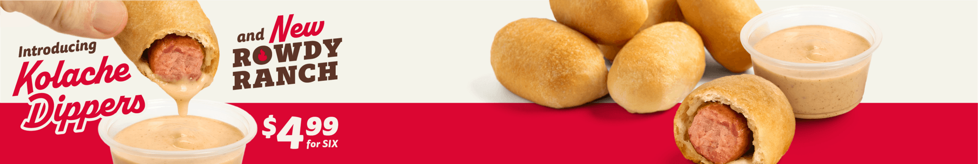 Try the all new Kolache Dippers